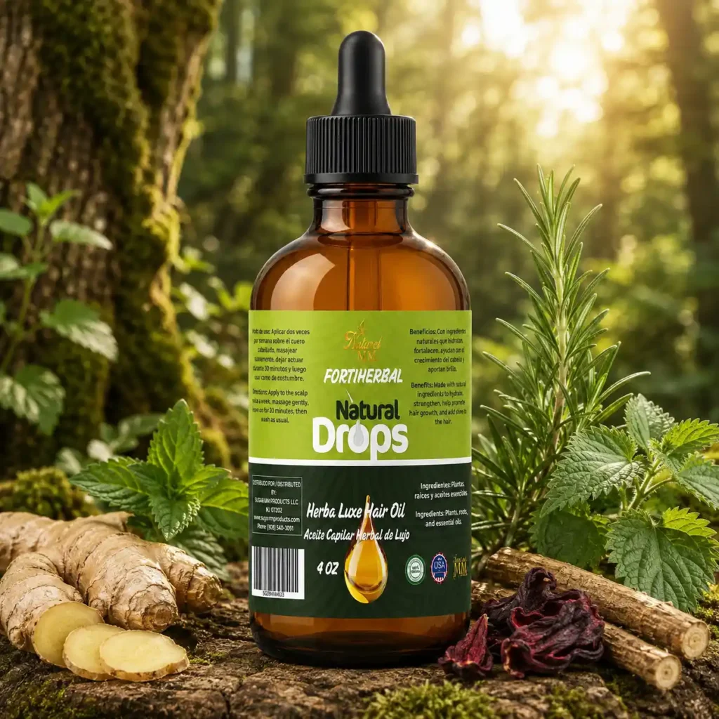Herba Luxe Hair Oil Natural Drops